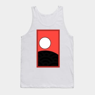 Hanafuda Full Moon Tank Top